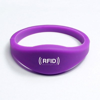 TK4100 EM4200 T5577 Σιλικόνιο Αδιάβροχο RFID βραχιόλι για τη διαχείριση εκδηλώσεων