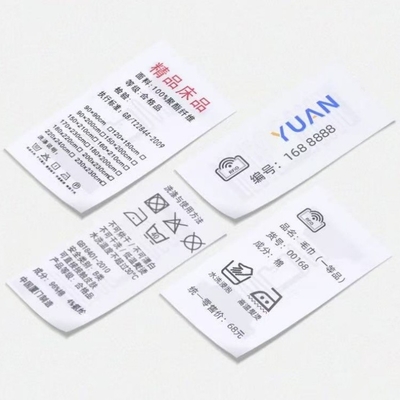 Ετικέτα RFID για τη φροντίδα πλυντηρίων UHF U8/U9 Chip Nylon Fabric Waterproof Textile Laundry Label Ετικέτα RFID για τη διαχείριση ενδυμάτων
